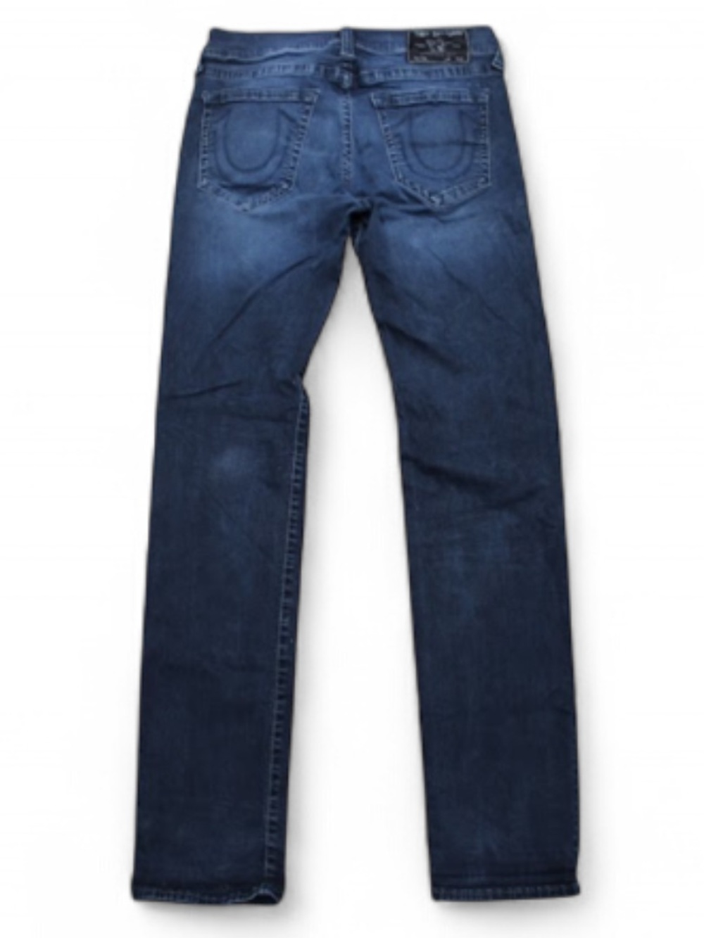 True Religion size 32 ROCCO relaxed skinny Men's Dark Blue Straight-Leg Jeans